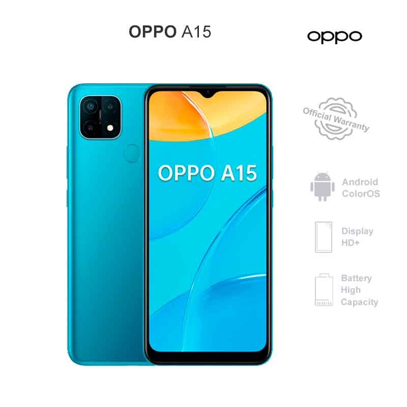 Smartphone OPPO A15 (3Go-32Go)