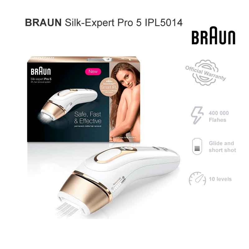 Acheter Braun Silk-expert Pro 5 IPL5014 Épilateur lumière pulsée