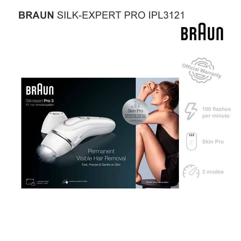 Comprar Braun Silk-Expert Pro IPL3121 Depiladora de Luz Pulsada en