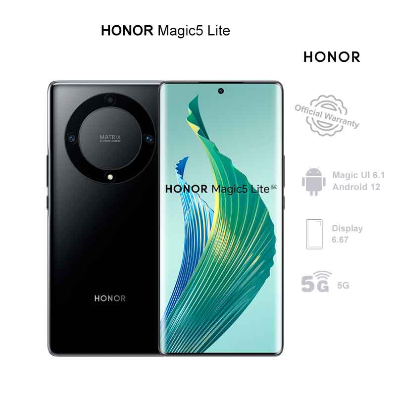 Comprar Honor Magic5 Lite 5G Versión Internacional en Vayava