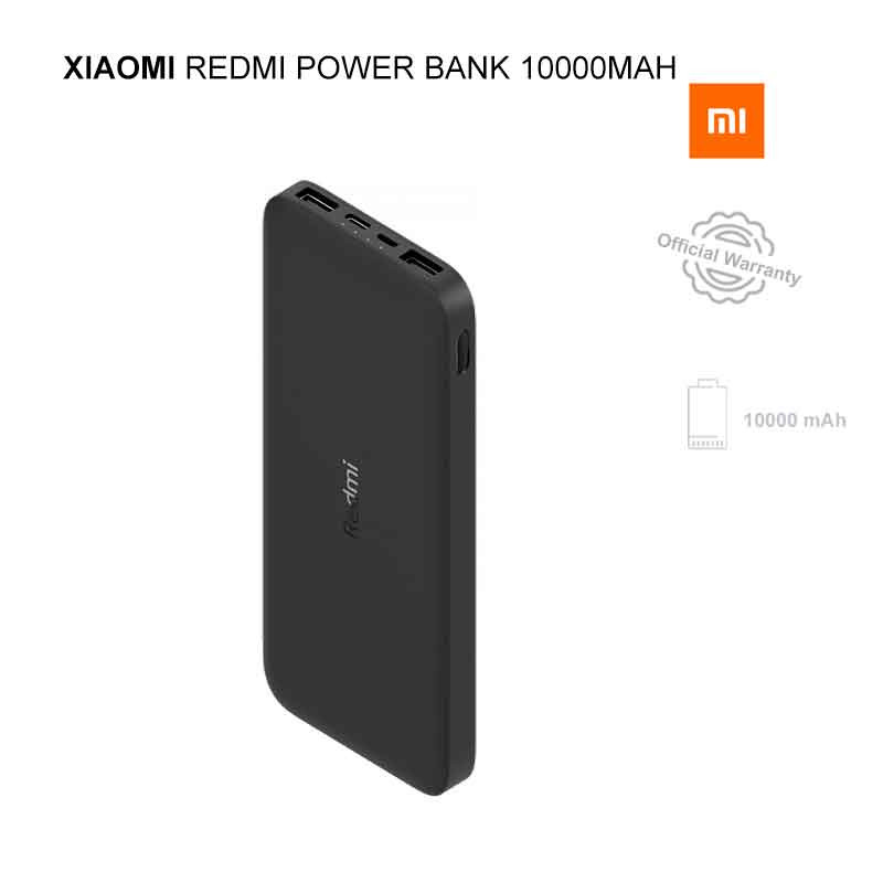 Comprar Batería externa Xiaomi 10000mAh Redmi Power Bank en Vayava