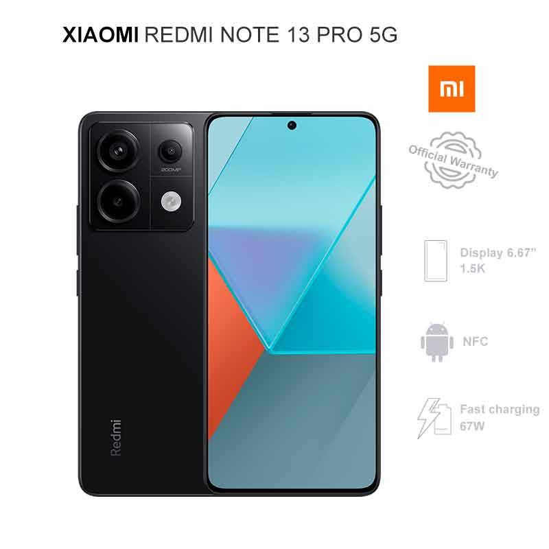 Xiaomi Redmi Note 13 Pro 5G 256 GB negro al Mejor Precio